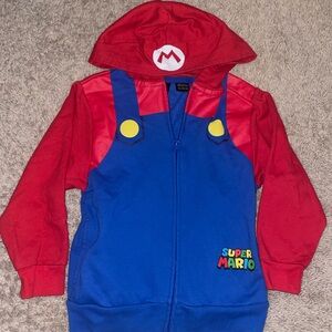 Nintendo Super Mario Kids Jacket - Red and Blue